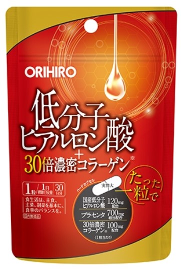 Коллаген + гиалурон / капсулы / Orihiro / 30 дней