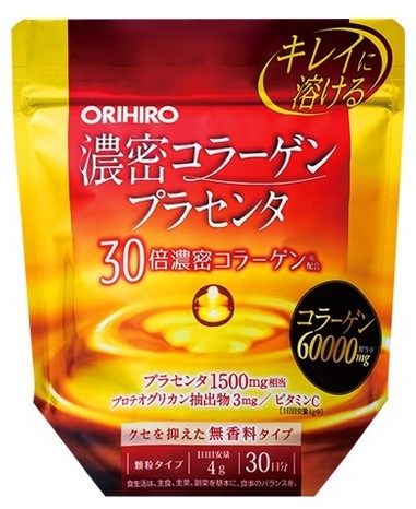 Пищевая добавка Коллаген + плацента / 60000mg / Orihiro / 30 дней