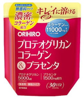 Пищевая добавка Коллаген 11000 ед  с плацентой + протеогликан  / 30 дней