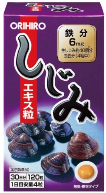 Пищевая добавка Экстракт устриц Корбикула / Orihiro / 120 таб.