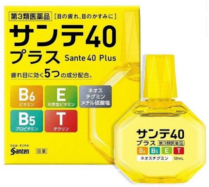 Капли для глаз Sante 40 Plus / 12 мл