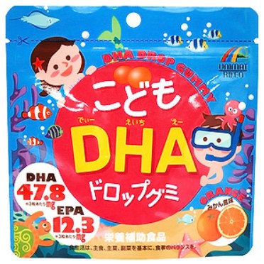 Пищевая добавка Омега-3 со вкусом апельсина / 90 табл. / Unimat Riken