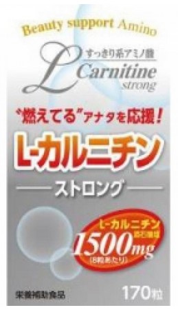 Пищевая добавка  Аминокислотная L-карнитин 1500 мг / 180 табл./ Wellness Japan