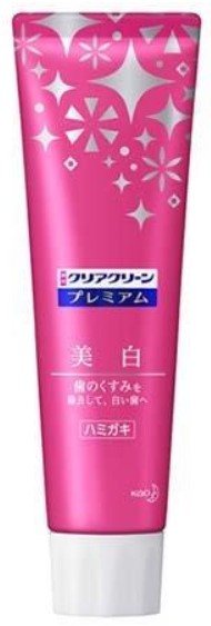 Премиальная зубная паста KAO ClearClean комплексного действия для отбеливания и восстановления эмали с микрогранулами (прохладная фруктовая мята) 100 гр