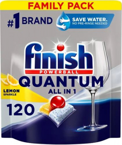 Таблетки для посудомоечных машин Finish Powerball QUANTUM LEMON 120 шт/1
