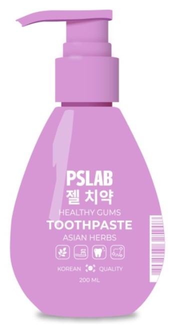Зубная паста для профилактики воспалений десен PSLAB, ASIAN HERBS, 200 мл