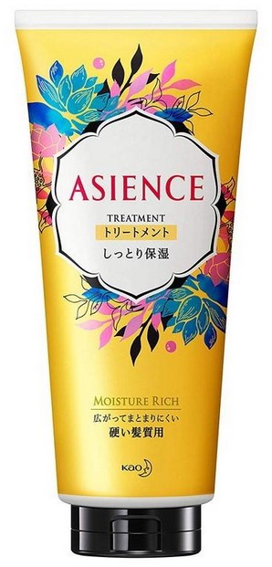KAO Восстанавливающий бальзам Asience для жёстких волос Глубокое увлажнение и смягчение 180 гр