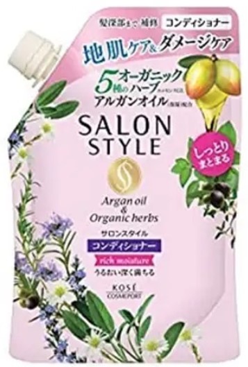 Шампунь для волос Максимальное увлажнение KOSE Salon Style 360 мл