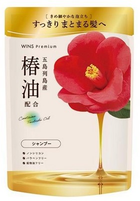 Восстанавливающий шампунь ND Wins Premium Tsubaki Oil Shampoo с маслом Камелии 370 гр