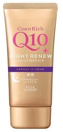 Крем для рук и ногтей с капсулированным витамином В5 и коэнзимом Q10 KOSE аромат цветы-фрукты 80 гр