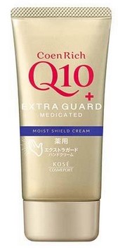 Увлажняющий, защитный, водоотталкивающий крем-перчатка KOSE CoenRich с коэнзимом Q10 (без аромата) 80 гр