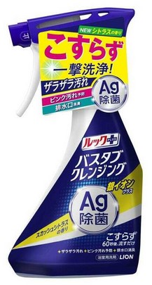 Чистящее средство для ванной комнаты LION Look Plus быстрого действия (аромат цитрусов + ионы серебра) 500 мл