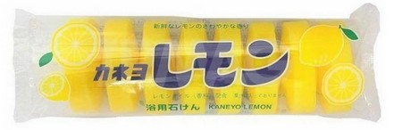 Душистое туалетное мыло Kaneyo Lemon с маслом лимона (для лица и тела) / кусок 45 г х 8 шт