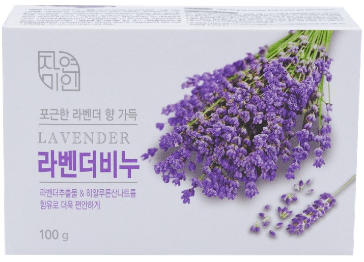 Мыло туалетное MUKUNGHWA Расслабляющее и увлажняющее с экстрактом лаванды, 100 гр