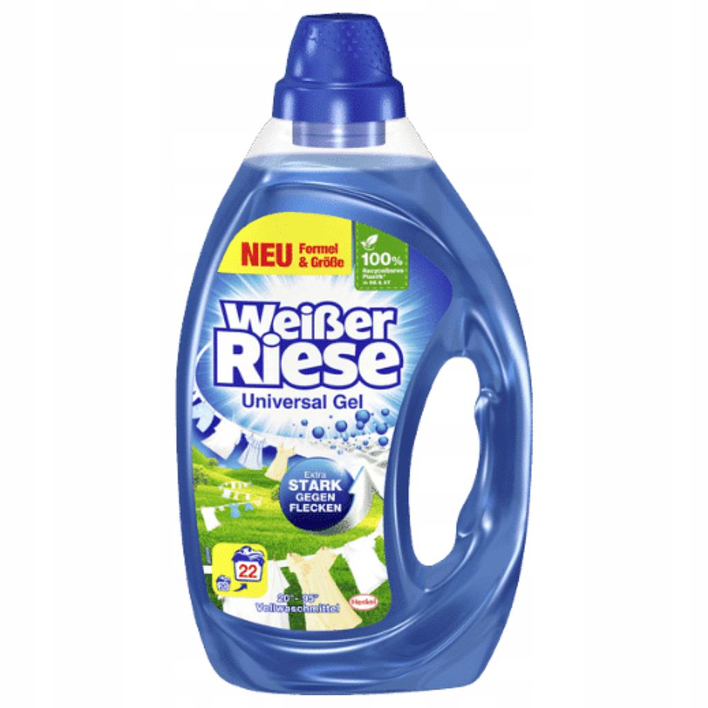 Гель для стирки Weisser Riese, универсальный, Немецкий 22 стирки, 1,1 л