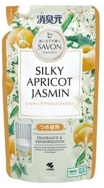 Жидкий дезодорант Kobayashi с ароматом свежести (абрикос и жасмин / сменная упаковка) 400 мл