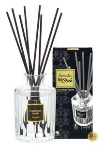 Ароматический диффузор для дома с палочками Kobayashi (рифлёный флакон + наполнитель + палочки) 70 мл