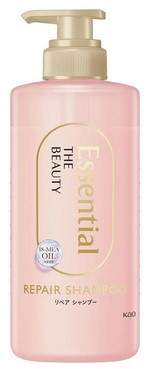 Шампунь KAO Essential The Beauty для повреждённых волос разглаживающий кутикулу Увлажнение и восстановление 450 мл
