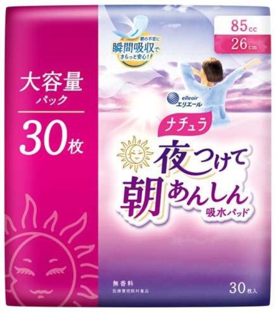 Супервпитывающие ночные гигиенические прокладки DAIO Natura Super+ для обильных выделений с мягкой поверхностью (супер+ / 29 см / 130 мл) 16 шт