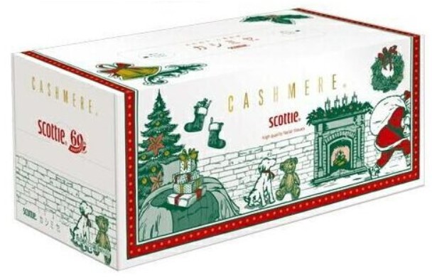 Cалфетки бумажные кашемировые NP Crecia Scottie Cashmere, двухслойные 220 шт