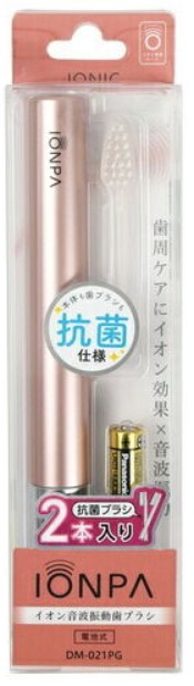 Ионная электрическая зубная щётка Ionpa (cредняя жёсткость), розовая 1 шт