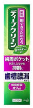 Зубная паста KAO Deep Clean, зелёный чай и цитрус 100 гр