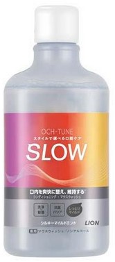 Ополаскиватель полости рта LION OCH-tune SLOW (лёгкая прохлада / бесспиртовой) 600 мл