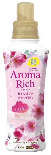 Кондиционер для белья LION Aroma Rich Sakura 305 / Сакура 400 мл
