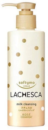 Молочко для снятия макияжа KOSE Softymo Lachesca, очищения пор кожи и увлажнения 200 мл
