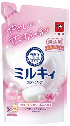 Жидкое мыло для тела COW Milky Body Soap с цветочным ароматом 360 мл