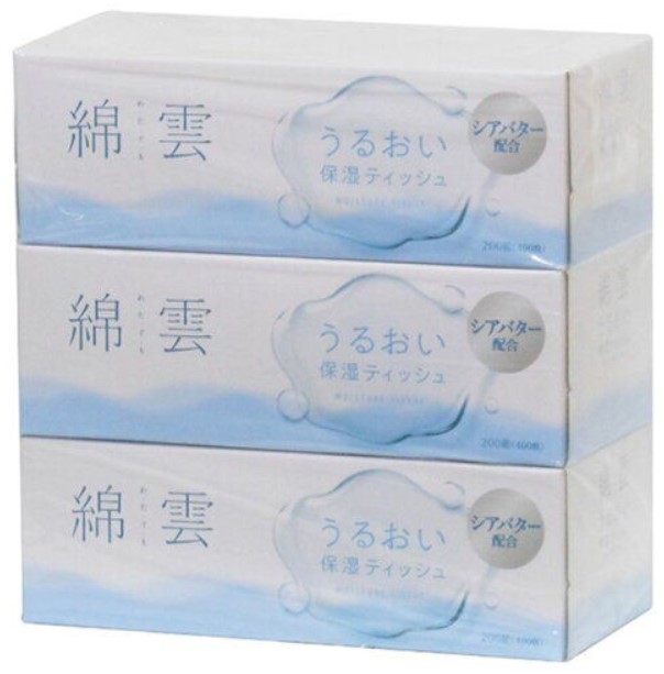 Бумажные салфетки ID Watagumo, 200 шт. х 3 пачки