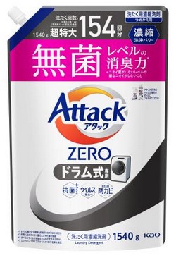 Гель для стирки KAO Attack ZERO суперконцентрат 1540 гр