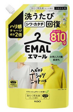 Гель для стирки KAO Emal для стирки деликатных тканей (аромат свежей зелени) 810 гр