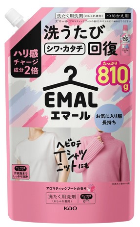 Гель для стирки KAO Emal" для стирки деликатных тканей (цветочный аромат) 810 гр