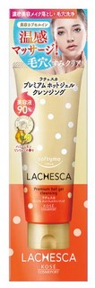 Гель для снятия макияжа KOSE Softymo Lachesca, очищения и массажа лица с микрогранулами 200 гр
