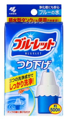 Очиститель воды KOBAYASHI для бачка унитаза в контейнере (многоразовая крышка + сменный блок) 30 гр