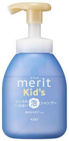 Детский шампунь-пенка KAO Merit Kid’s Нежность и гладкость 330 мл
