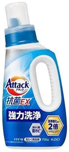 Гель для стирки КАО Attack Antibacterial EX (концентрат тройного действия) 750 г