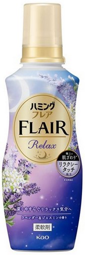 Кондиционер для белья KAO Humming FLAIR Relax (концентрат / аромат Лаванда и жасмин) 510 мл