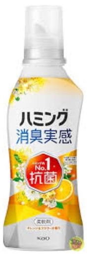 Кондиционер для белья KAO Humming, аромат Цитрусы и цветы 510 мл