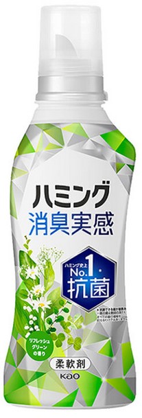 Кондиционер для белья KAO Humming аромат Прохладная зелень 510 мл