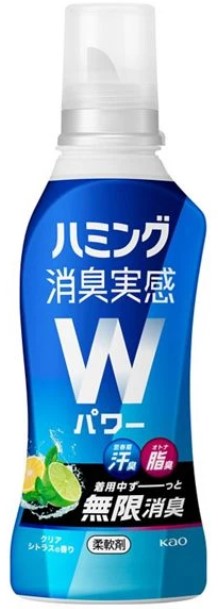 Кондиционер для белья KAO Humming, аромат Прохладный цитрус 510 мл
