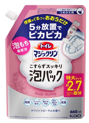 Моющее и чистящее средство для туалета KAO Magicclean белые цветы 660 мл
