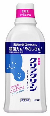 Ополаскиватель полости рта KAO Clearclean (нежная мята / без спирта) 600 мл