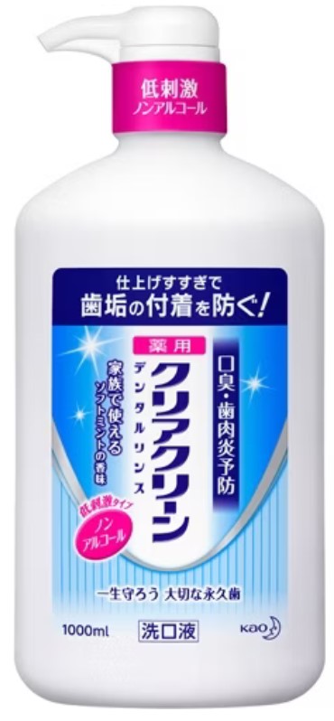 Ополаскиватель полости рта KAO Clearclean (нежная мята / без спирта) 1000 мл