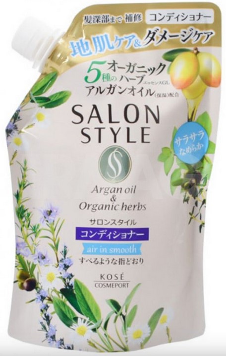 Кондиционер для ухода за кожей головы и восстановления структуры волос KOSE Salon Style 360 мл