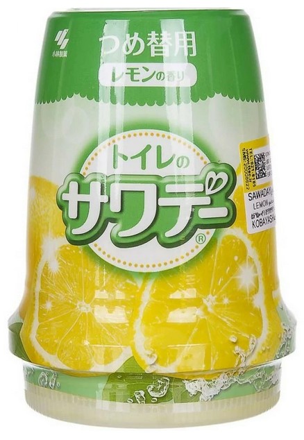 Освежитель воздуха для туалета KOB Sawaday Lemon (гелевый) 140 г