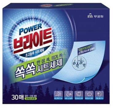 Стиральный порошок в листах MKH PREMIUM Bright (Свежесть леса) 30 шт
