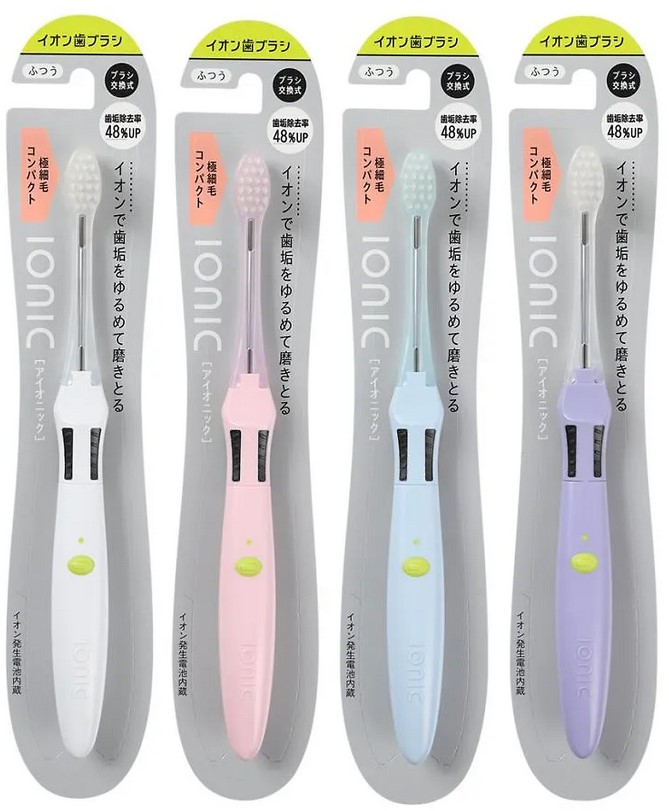 Ионная электрическая зубная щётка ION Ionic с двухуровневыми щетинками (средняя жёсткость)