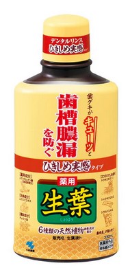 Ополаскиватель полости рта KOB Shoyo спиртовой / выраженное подтягивающее действие 330 мл